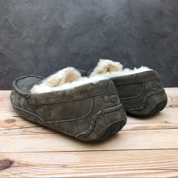 UGG Men’s Ascot Shearling Lined Suede Slipper - Picture 9 of 16